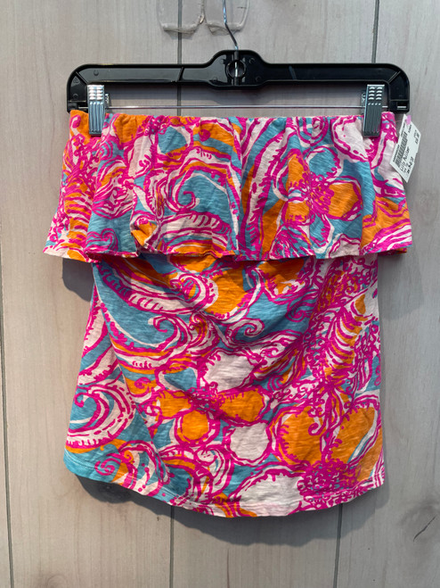 Vist Large View of Product Image Which is Used Lilly Pulitzer Tank Top M-8/10