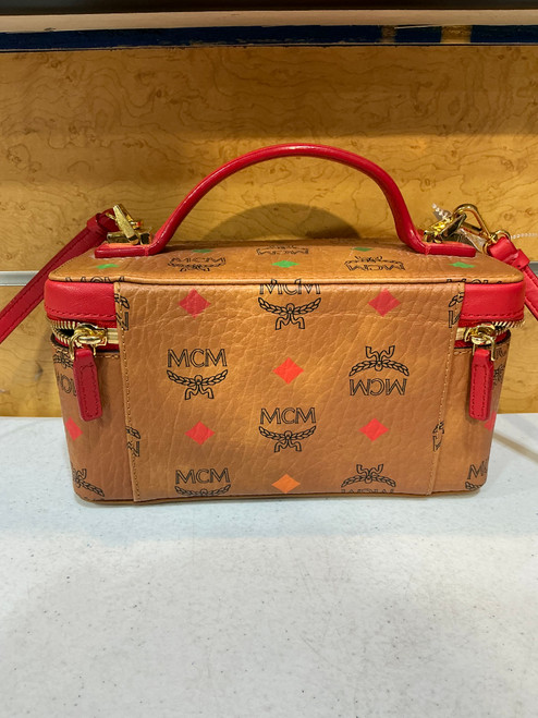 Vist Large View of Product Image Which is Used MCM Munchen Small Leather Handbag
