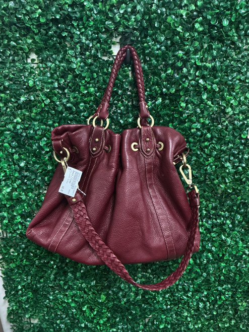 Vist Large View of Product Image Which is Used Donald J Pliner Large Leather Handbag