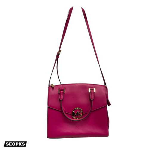 Vist Large View of Product Image Which is Used Michael Michael Kors Xlarge Leather Handbag