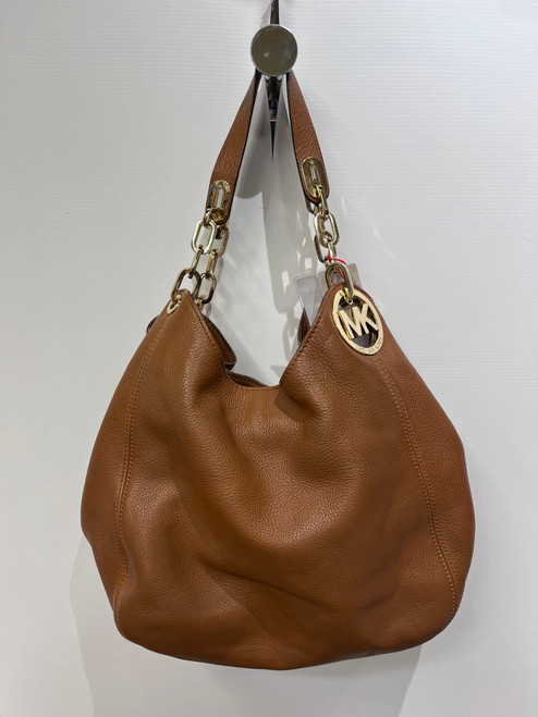 Vist Large View of Product Image Which is Used Michael Michael Kors Large Leather Handbag