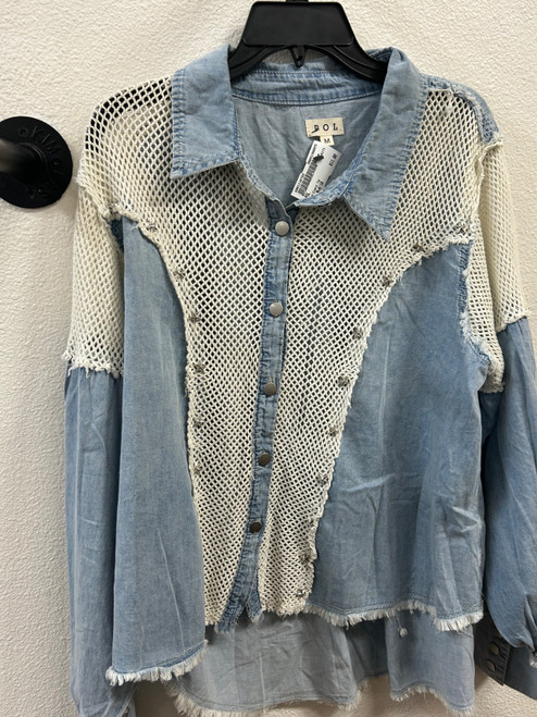 Vist Large View of Product Image Which is Used POL Long Sleeve Top M-8/10