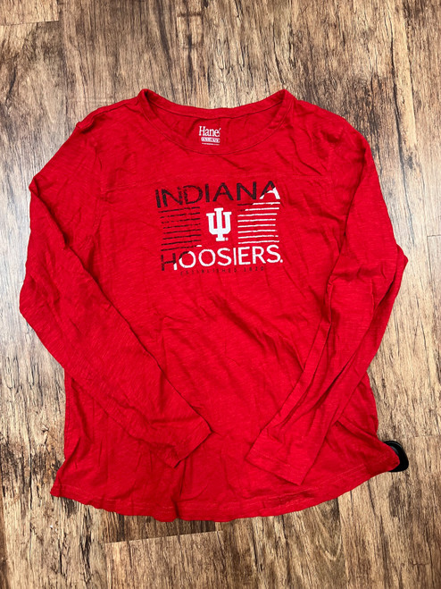 Vist Large View of Product Image Which is Used Hanes Long Sleeve T-Shirt XL-16