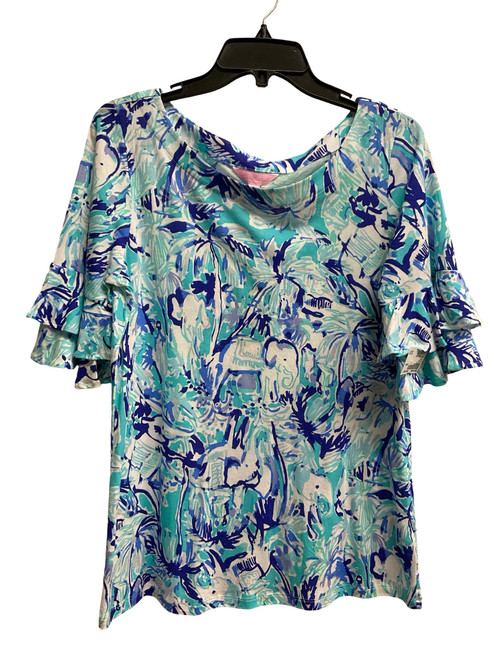 Vist Large View of Product Image Which is Used Lilly Pulitzer Short Sleeve Top M-8/10