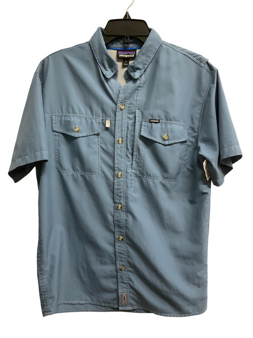 Vist Large View of Product Image Which is Used Patagonia Mens Short Sleeve Top S/14-14.5