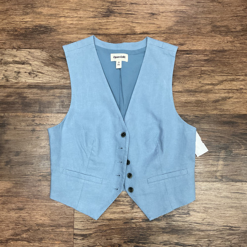 Vist Large View of Product Image Which is Used Open Edit Sleeveless Top XS-0/2