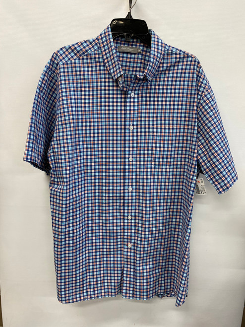 Vist Large View of Product Image Which is Used Cremieux Mens Short Sleeve Top XL/17-17.5