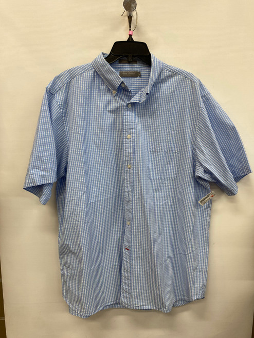 Vist Large View of Product Image Which is Used Cremieux Mens Short Sleeve Top XL/17-17.5