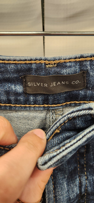 Vist Large View of Product Image Which is Used Silver Jeans Denim 4-27