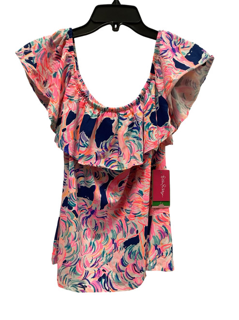 Vist Large View of Product Image Which is Used Lilly Pulitzer Short Sleeve Top M-8/10
