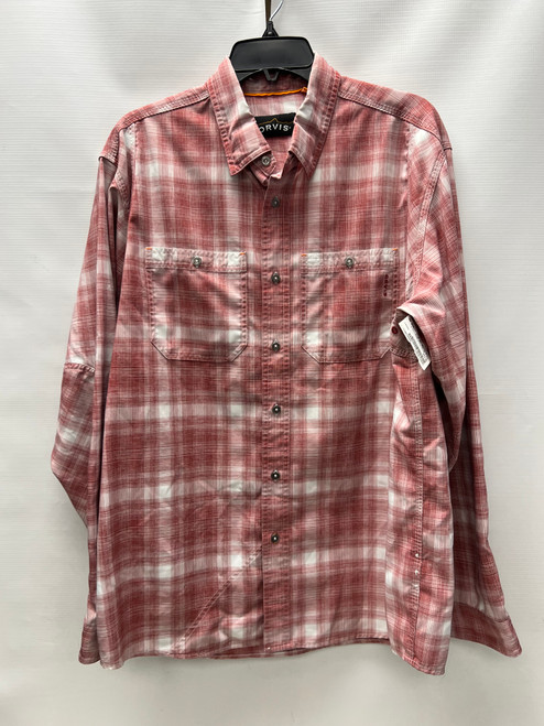 Vist Large View of Product Image Which is Used Orvis Mens Long Sleeve Top L/16-16.5