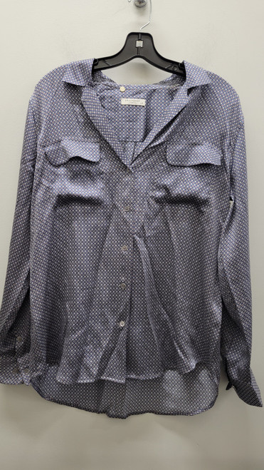 Vist Large View of Product Image Which is Used Blue Equipment Femme Long Sleeve Top L-12/14