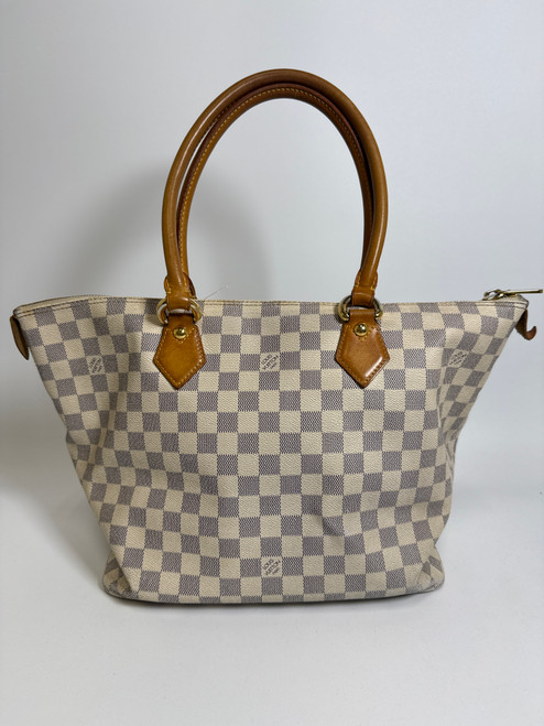 Vist Large View of Product Image Which is Used Louis Vuitton Damier Azur Handbag