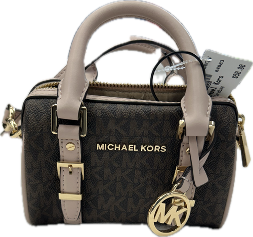 Vist Large View of Product Image Which is Used Michael Michael Kors Small Leather Handbag