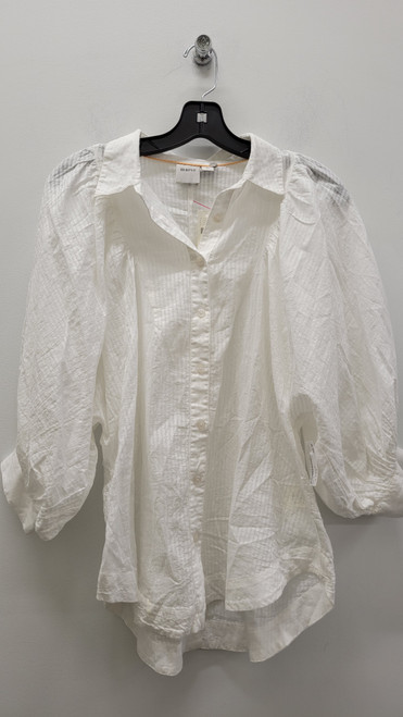 Vist Large View of Product Image Which is Used White Maeve Short Sleeve Top S-4/6