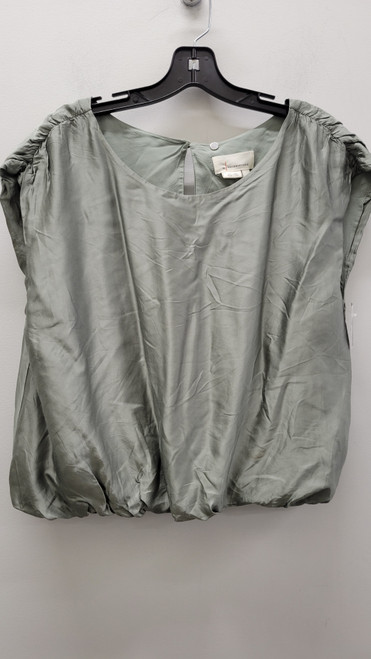 Vist Large View of Product Image Which is Used Green Anthropologie Sleeveless Top M-8/10