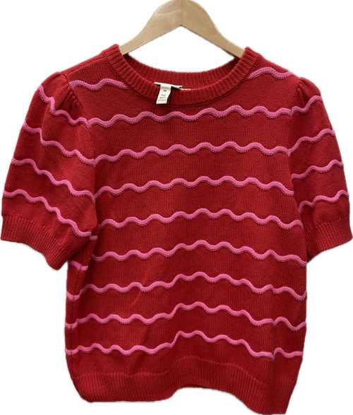 Vist Large View of Product Image Which is Used St. John's Bay Short Sleeve Top S-4/6
