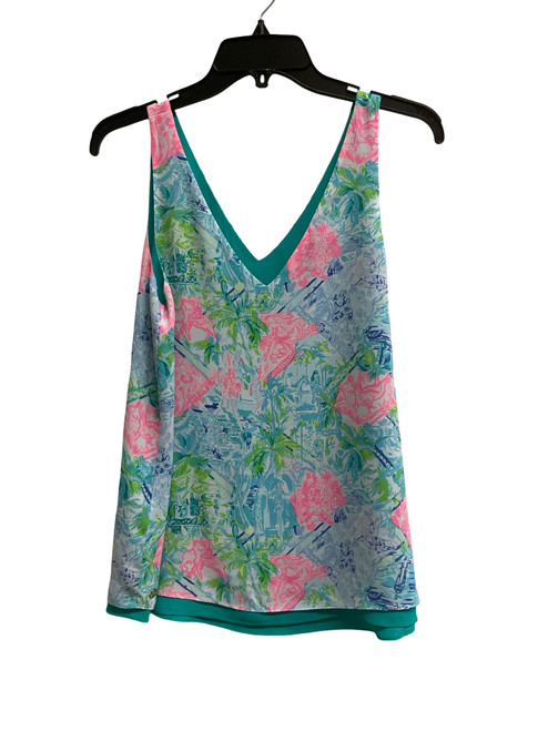 Vist Large View of Product Image Which is Used Lilly Pulitzer Sleeveless Top S-4/6