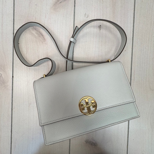 Vist Large View of Product Image Which is Used Tory Burch Small Leather Handbag