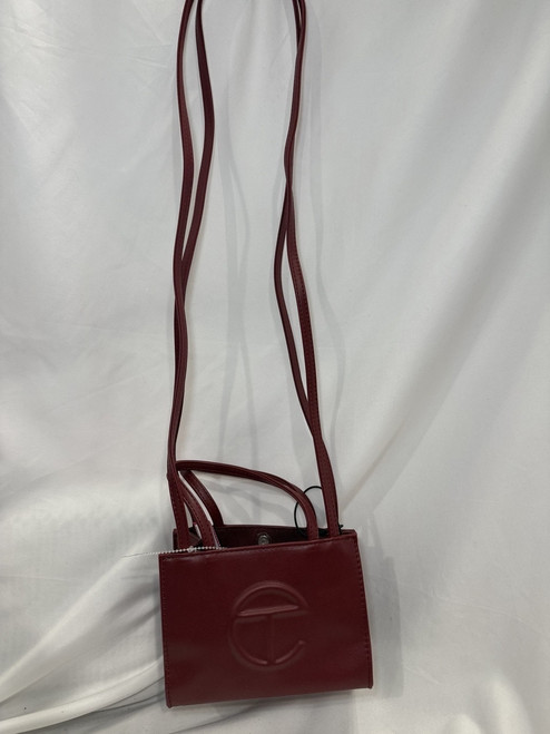 Vist Large View of Product Image Which is Used Telfar Small Leather Handbag