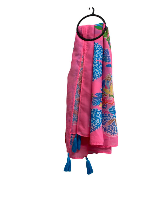 Vist Large View of Product Image Which is Used Lilly Pulitzer Lightweight Scarf