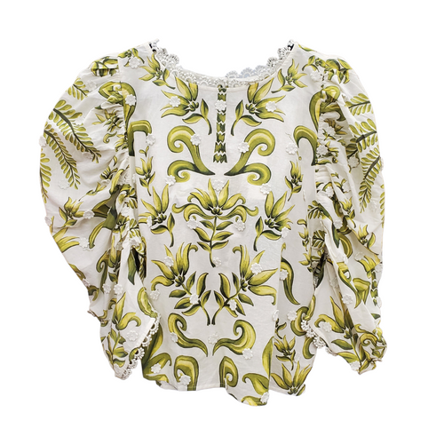 Vist Large View of Product Image Which is Used Farm Rio Long Sleeve Top L-12/14