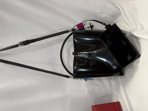 Vist Large View of Product Image Which is Used YSL Leather Handbag