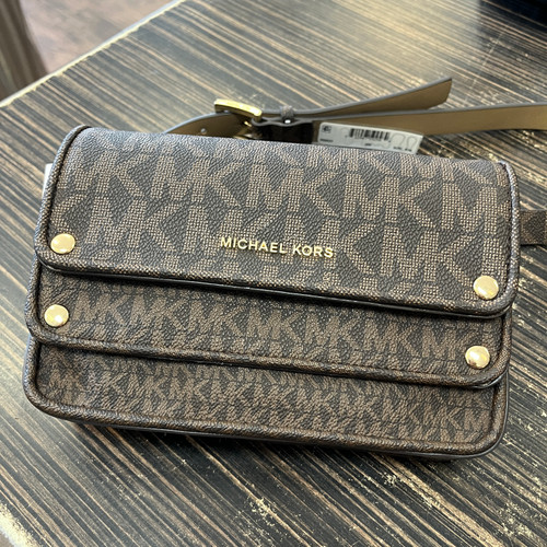 Vist Large View of Product Image Which is Used Michael Michael Kors Small Leather Handbag