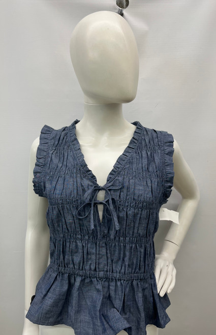Vist Large View of Product Image Which is Used Modern Works Sleeveless Top XS-0/2