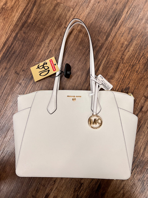 Vist Large View of Product Image Which is Used Michael Michael Kors Large Leather Handbag