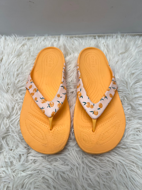 Vist Large View of Product Image Which is Used Crocs Flip Flops 8