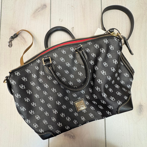 Vist Large View of Product Image Which is Used Dooney & Bourke Large Leather Handbag