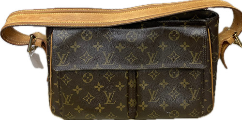 Vist Large View of Product Image Which is Used Louis Vuitton Xlarge Leather Handbag AS IS