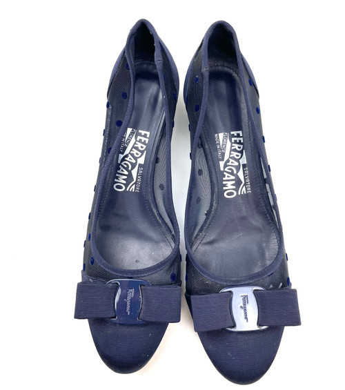 Vist Large View of Product Image Which is Used Salvatore Ferragamo Flats 7