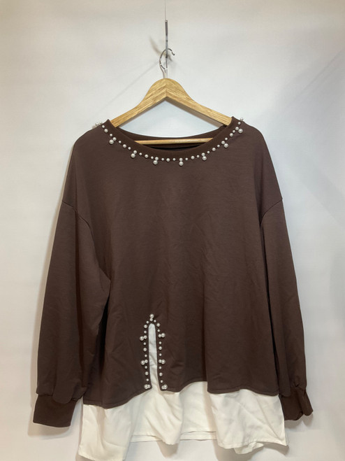 Vist Large View of Product Image Which is Used Shein Long Sleeve Top 2X-20