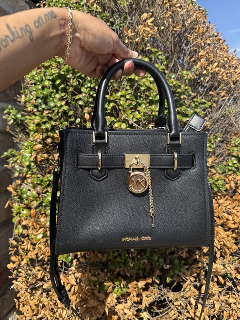 Vist Large View of Product Image Which is Used Michael Kors Leather Handbag