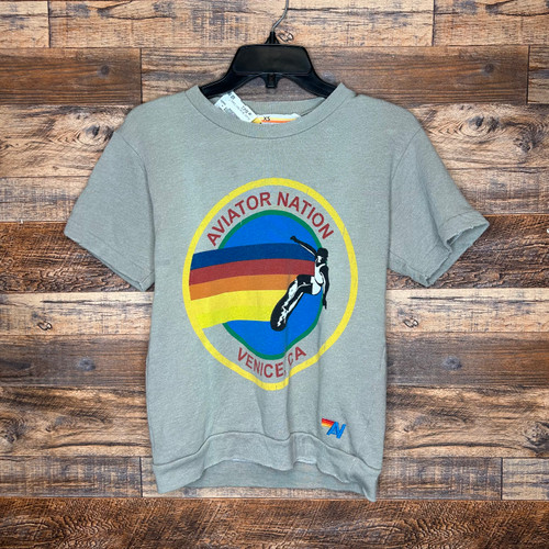 Vist Large View of Product Image Which is Used Aviator Nation Short Sleeve Top XS-0/2