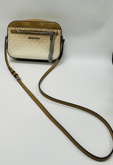 Vist Large View of Product Image Which is Used Michael Michael Kors Large Leather Handbag