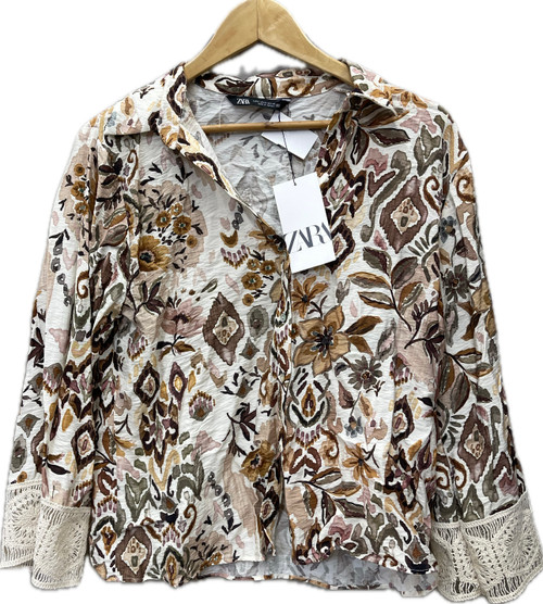 Vist Large View of Product Image Which is Used Zara Long Sleeve Top S-4/6