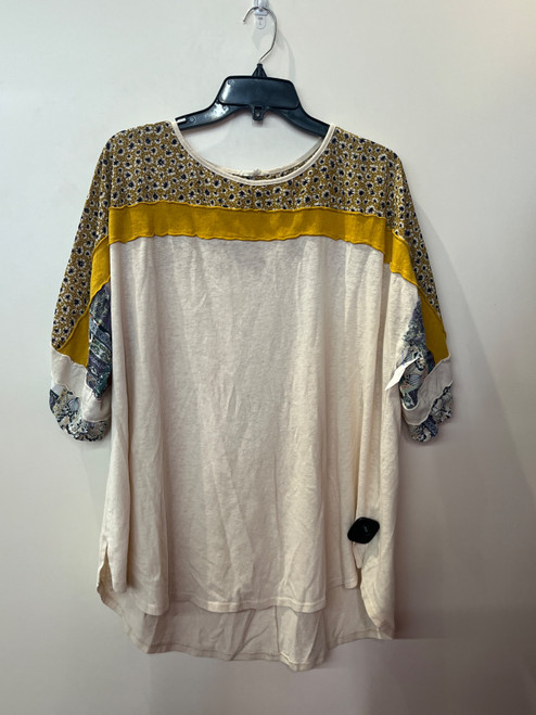 Vist Large View of Product Image Which is Used Easel Short Sleeve Top 2X-20