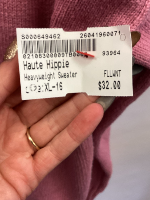 Vist Large View of Product Image Which is Used Haute Hippie Heavyweight Sweater XL-16