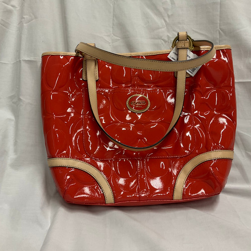 Vist Large View of Product Image Which is Used Coach Large Leather Handbag