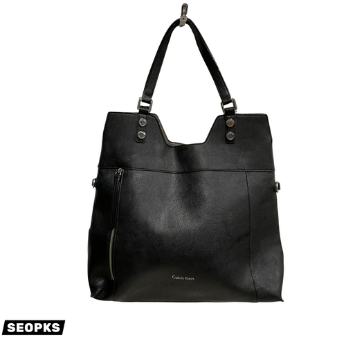 Vist Large View of Product Image Which is Used Calvin Klein Large Leather Handbag