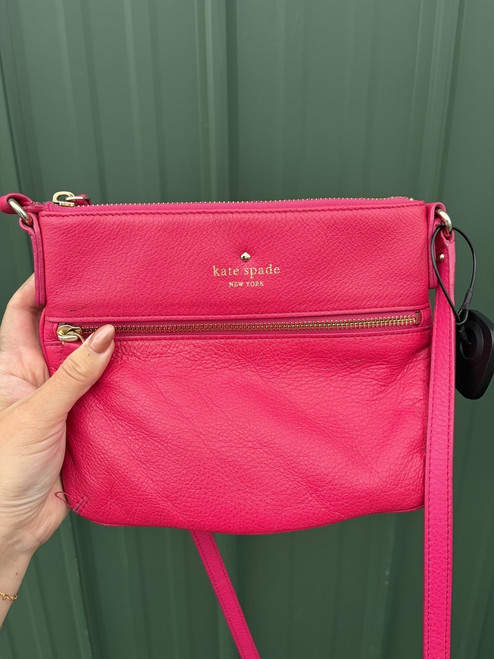 Vist Large View of Product Image Which is Used Kate Spade New York Small Leather Handbag