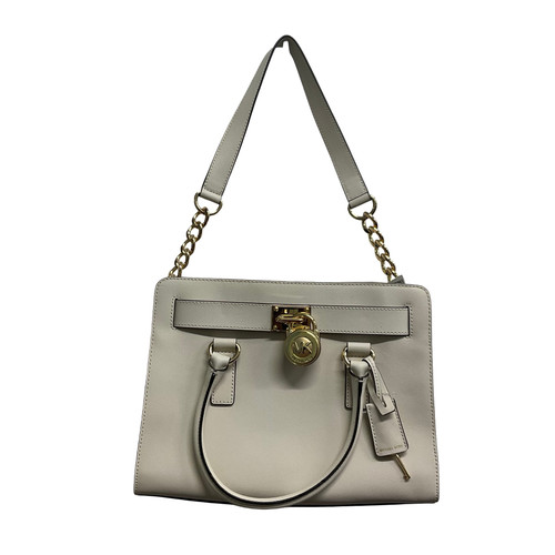 Vist Large View of Product Image Which is Used Michael Michael Kors Large Leather Handbag