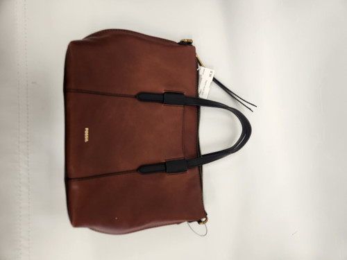 Vist Large View of Product Image Which is Used Fossil Large Leather Handbag
