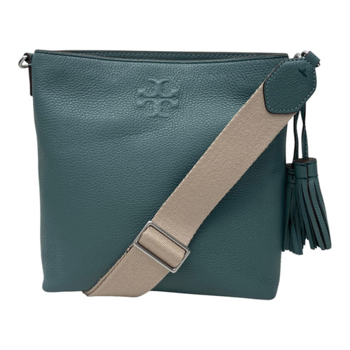 Vist Large View of Product Image Which is Used Tory Burch McGraw Swingpack Pebbled Crossbody 
