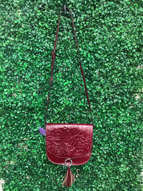 Vist Large View of Product Image Which is Used Patricia Nash Large Leather Handbag