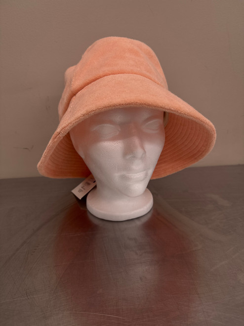 Vist Large View of Product Image Which is Used NWT Orange Wave Bucket Terry Lack Of Colour  Hat M 8-10/28-30