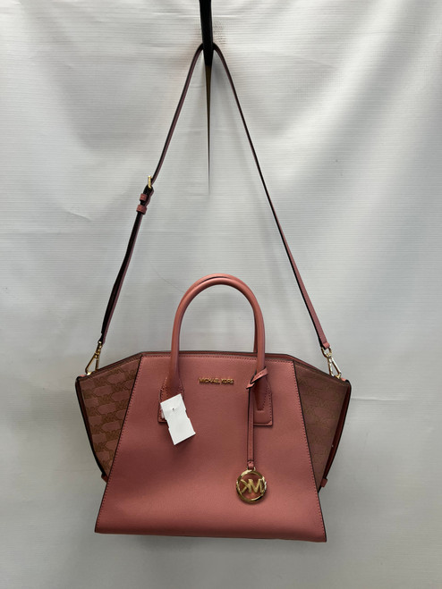 Vist Large View of Product Image Which is Used Michael Michael Kors Large Leather Handbag